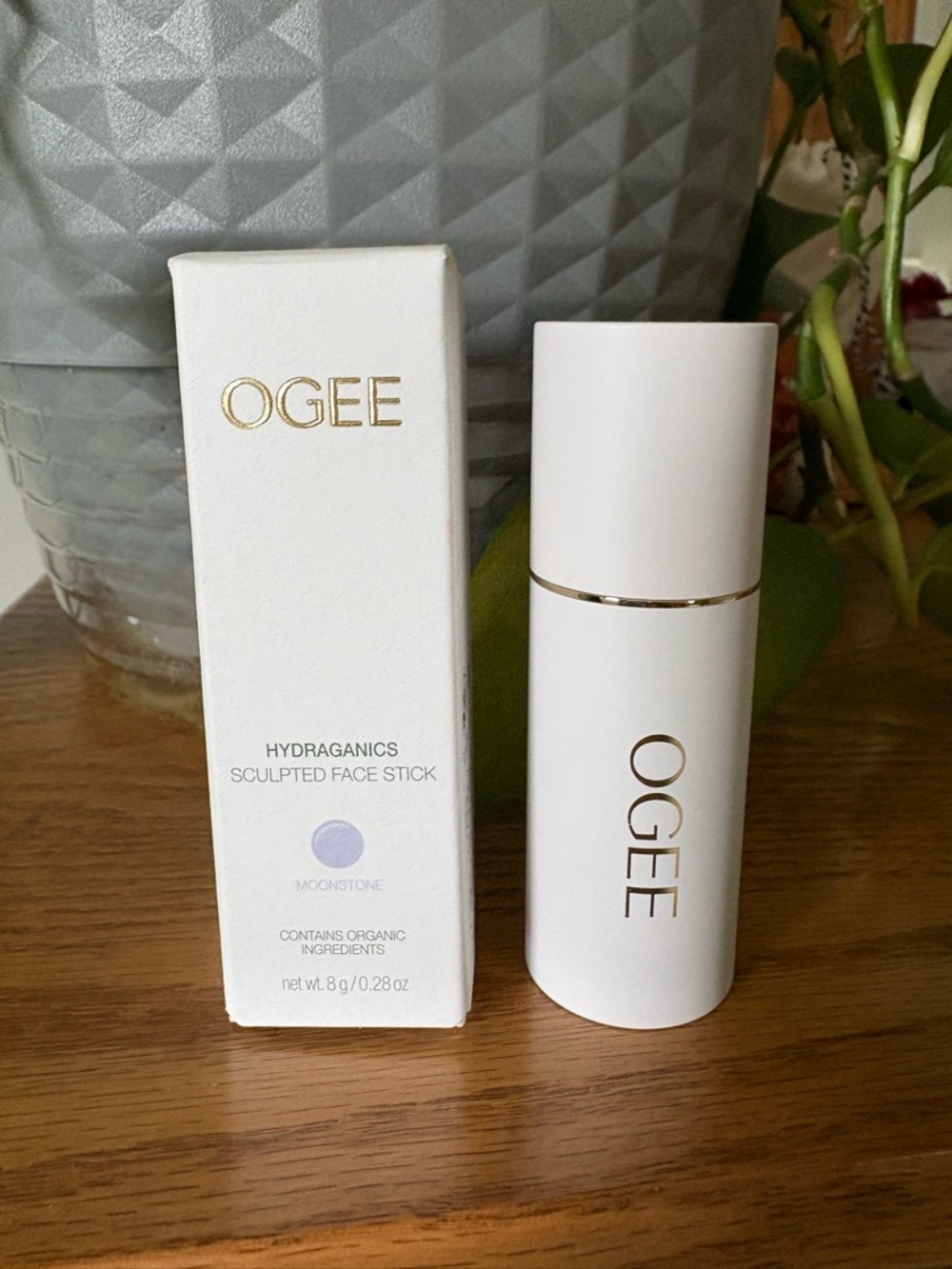 OGEE Sculpted Face Stick Glow Contour Organic Clean Full Sz 8g Moonstone NEW NIB
